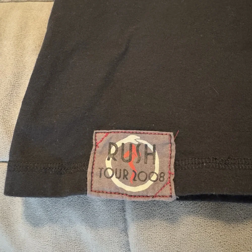 Rush Snakes & Arrows 2008‎ Tour Large Polo Shirt Licensed Y2K